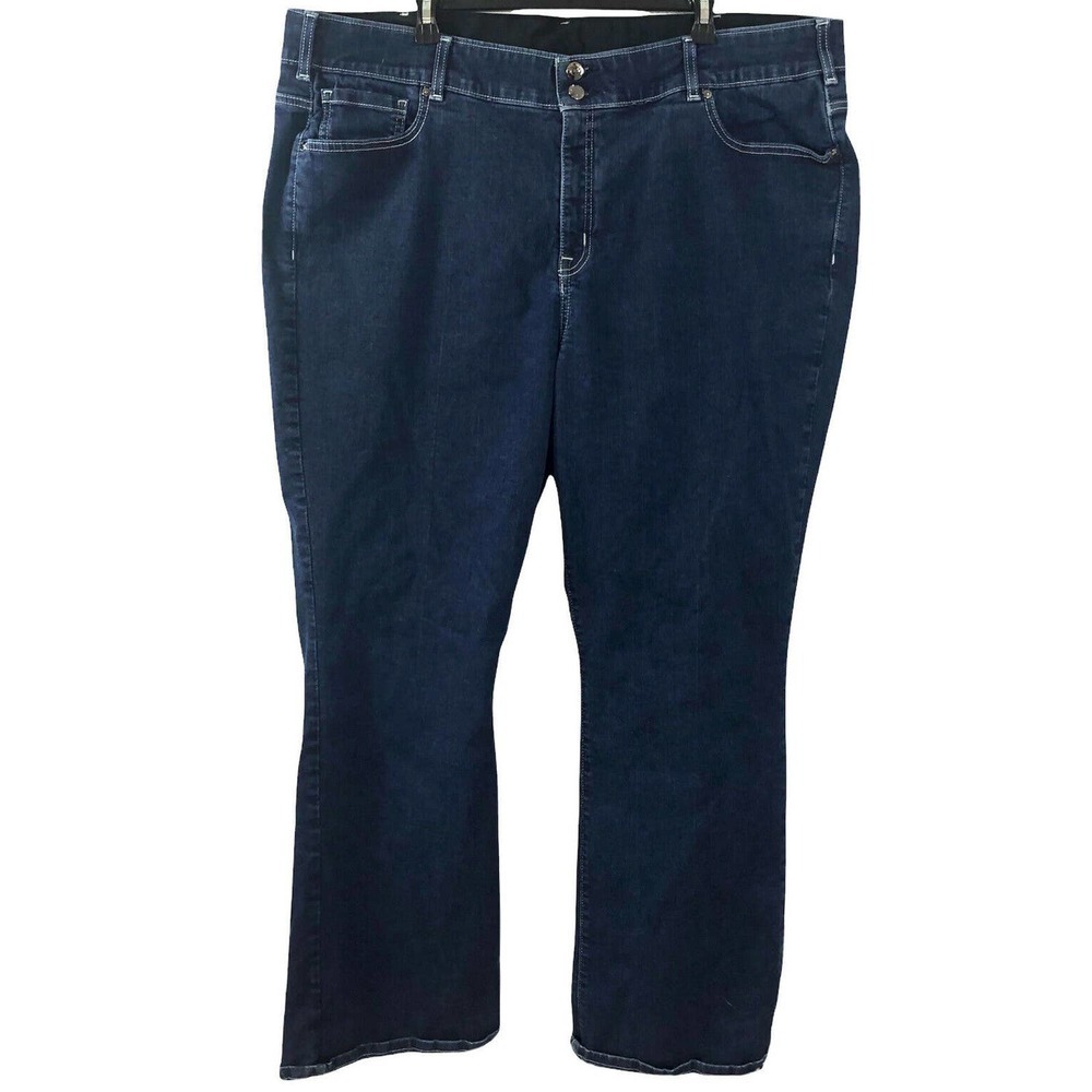 Lane bryant Women’s Plus Size 26 Blue denim stretch pockets jeans EUC